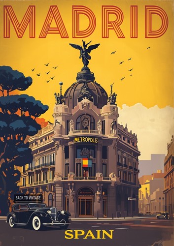 Madrid iconic metropolis - madrid,