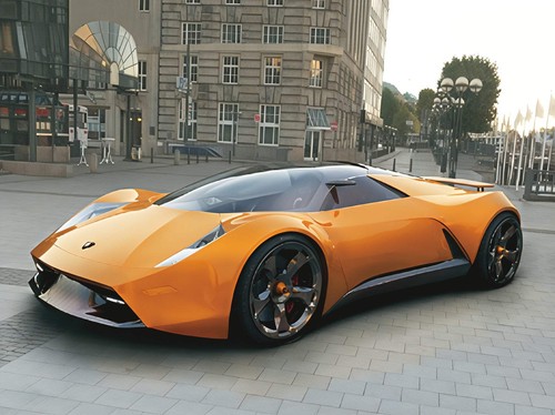 Lenticular orange exotic - orange,