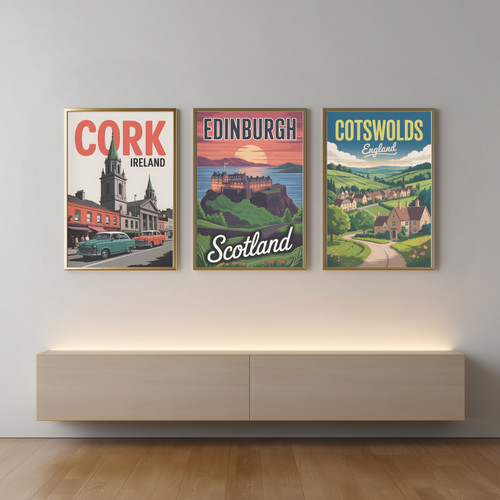 Vintage and ireland travel - vintage,