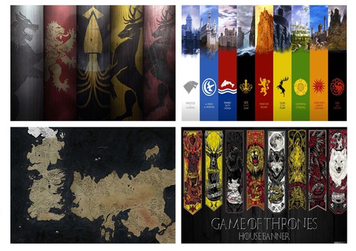 Game thrones houses - of,