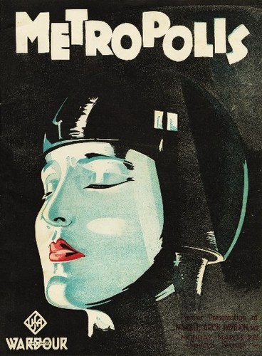 Vintage 1927 metropolis movie - metropolis,