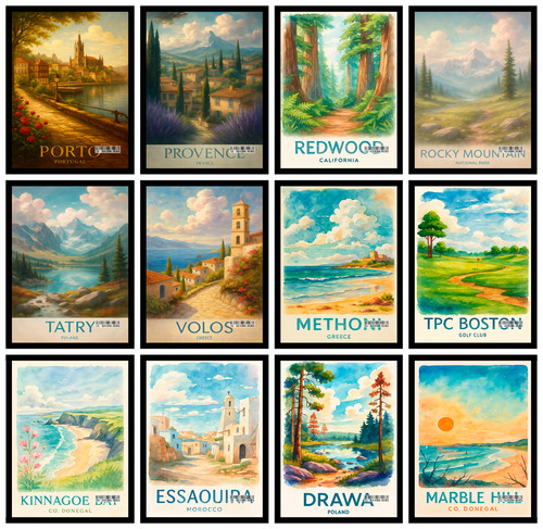 Beautiful city travel poster - poster, |
