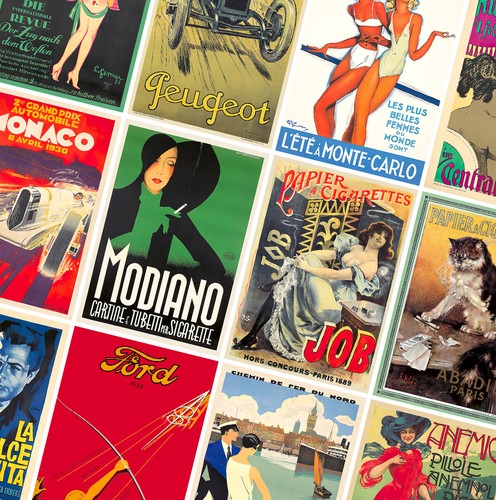 Vintage advertising poster - advertising,