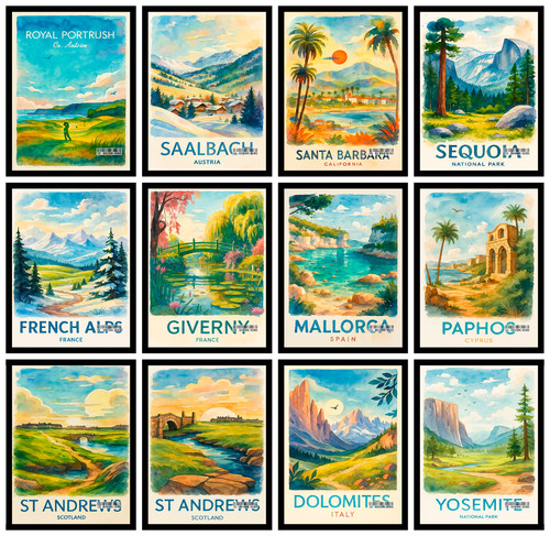 Nature landscapes poster - nature,