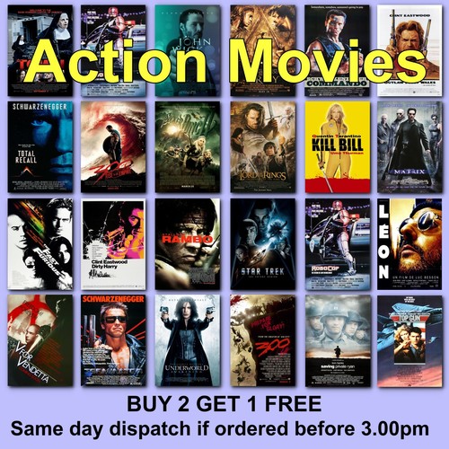 Poster classic action - action, movie