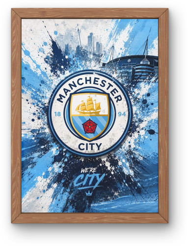 Manchester city poster - fc,
