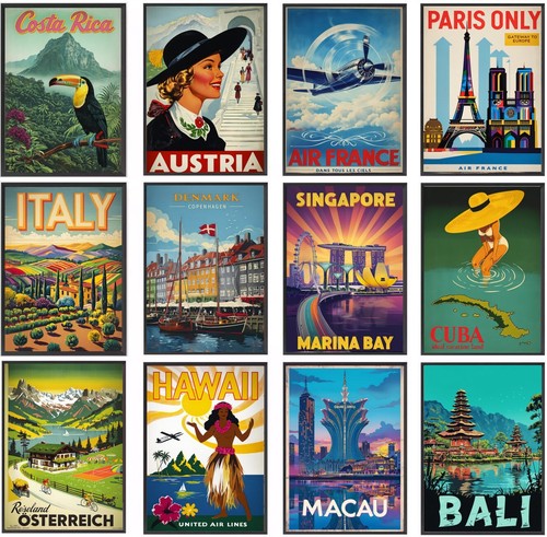 Vintage travel holiday poster - vintage,