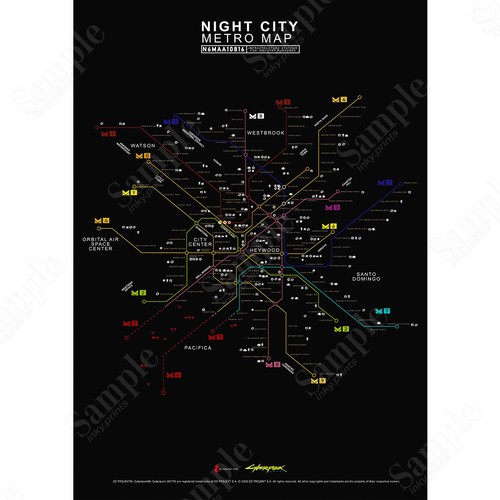 Cyberpunk 2077 night city - night,