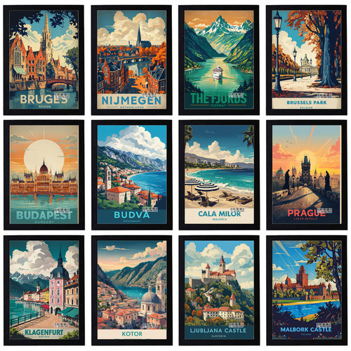 Vintage travel holiday - travel, poster
