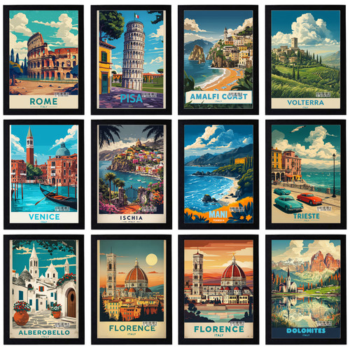Vintage holiday italy travel - vintage,