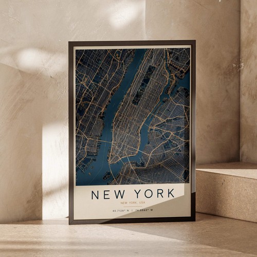New york city map poster - york,