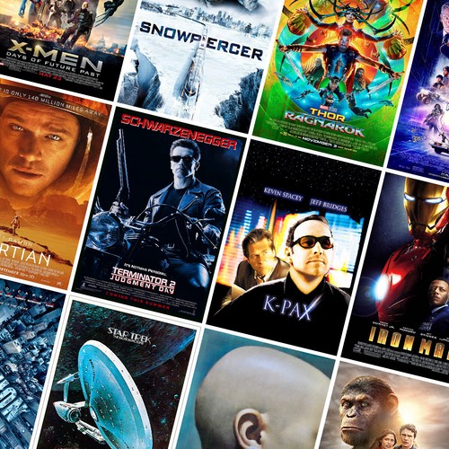 Sci movie prints classic - prints,