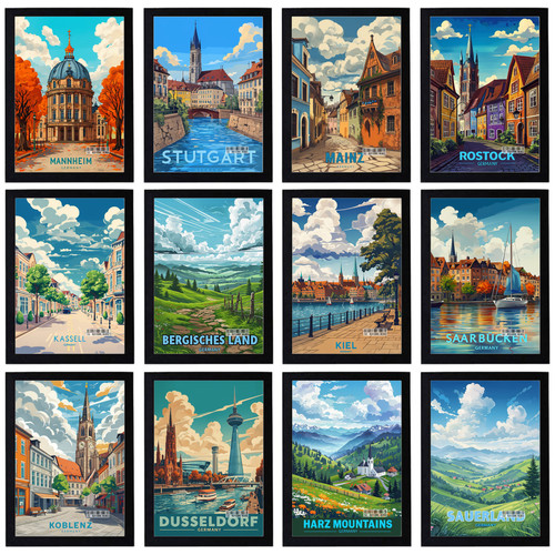 Vintage germany travel holiday - germany,