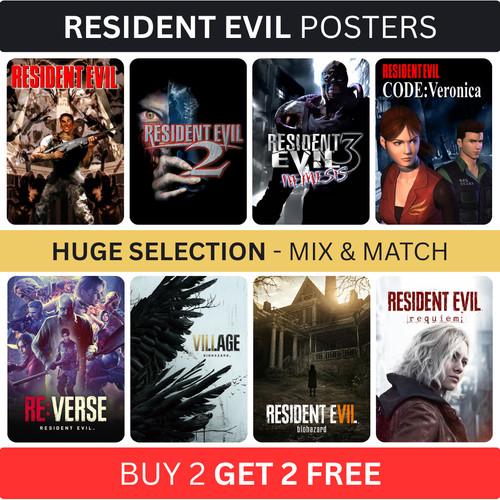 Resident evil posters a3 - resident, a4