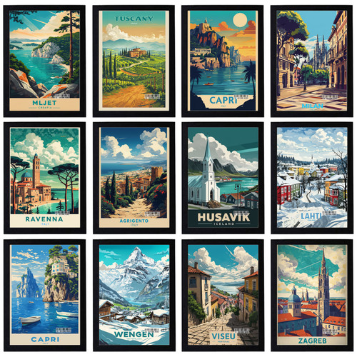 Vintage travel holiday poster - holiday,