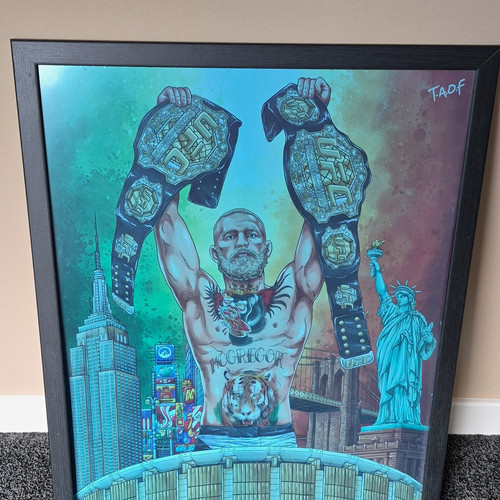Ufc mma framed pop art - pop,