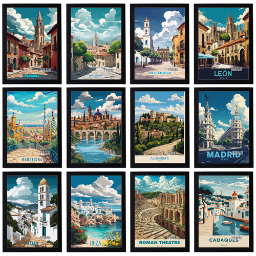 Vintage spain travel holiday - vintage,
