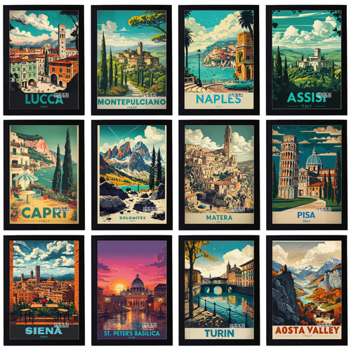 Vintage holiday travel - holiday, poster
