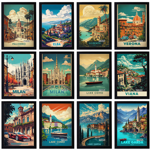 Vintage italy holiday travel - holiday,