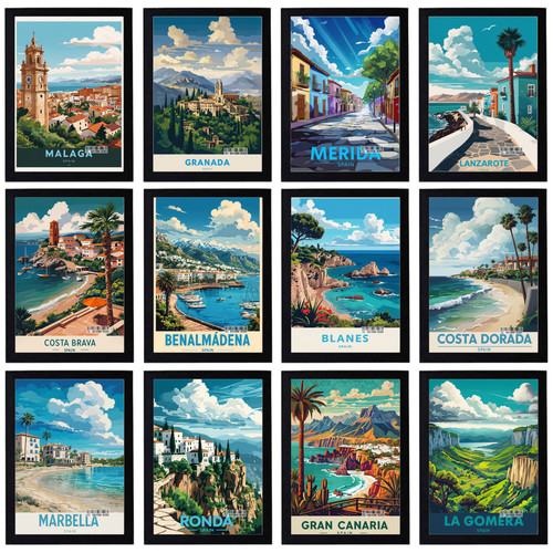 Vintage travel holiday spain - travel,