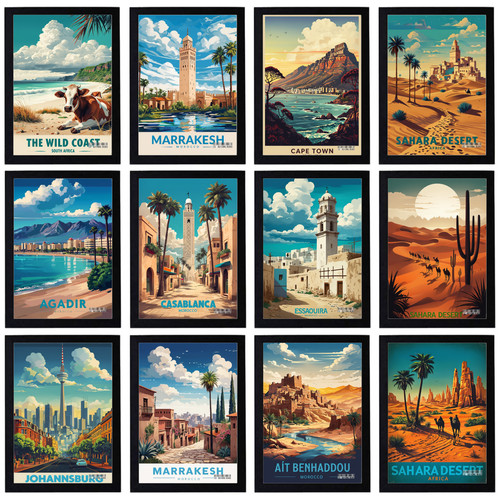Vintage travel africa holiday - vintage,