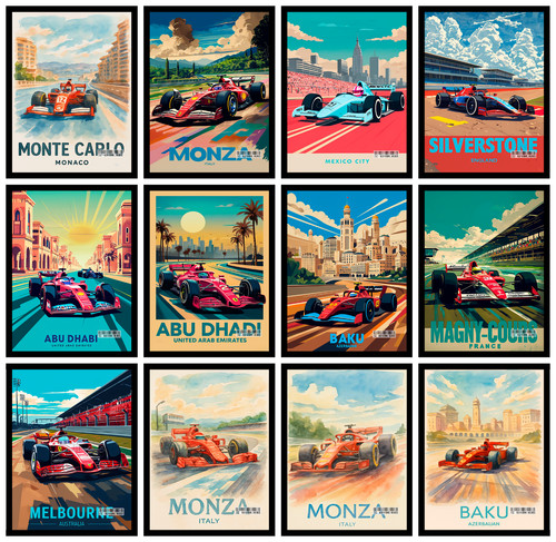 Vintage motorsport racing cars - motorsport,