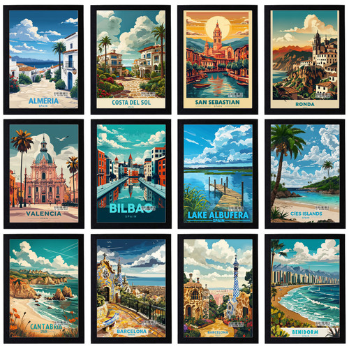 Vintage travel spain holiday - travel,