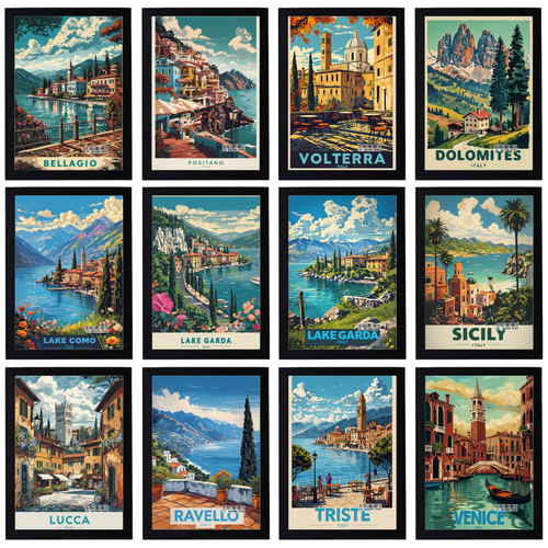 Vintage travel holiday poster - travel,