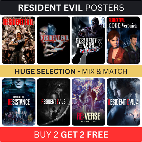Resident evil posters - evil, a3