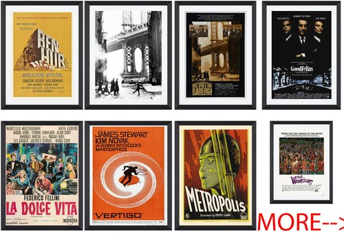 Classic film movie framed - film,,