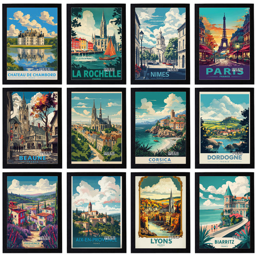 Vintage holiday travel poster - vintage,